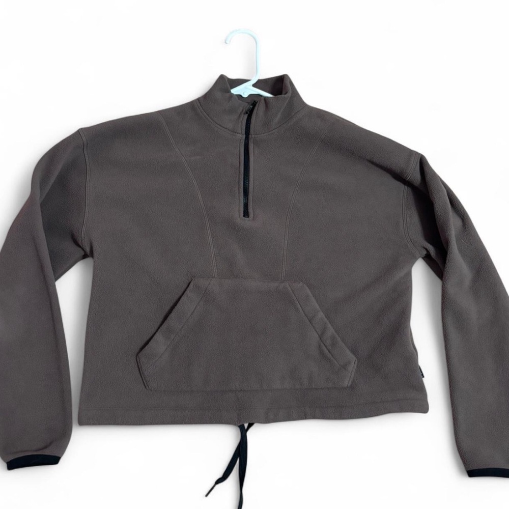 PINK Brown Quarter Zip